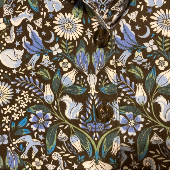 Vera Bradley Pajama Set – Floral Woodland Print, Size L - Picture 3 of 8